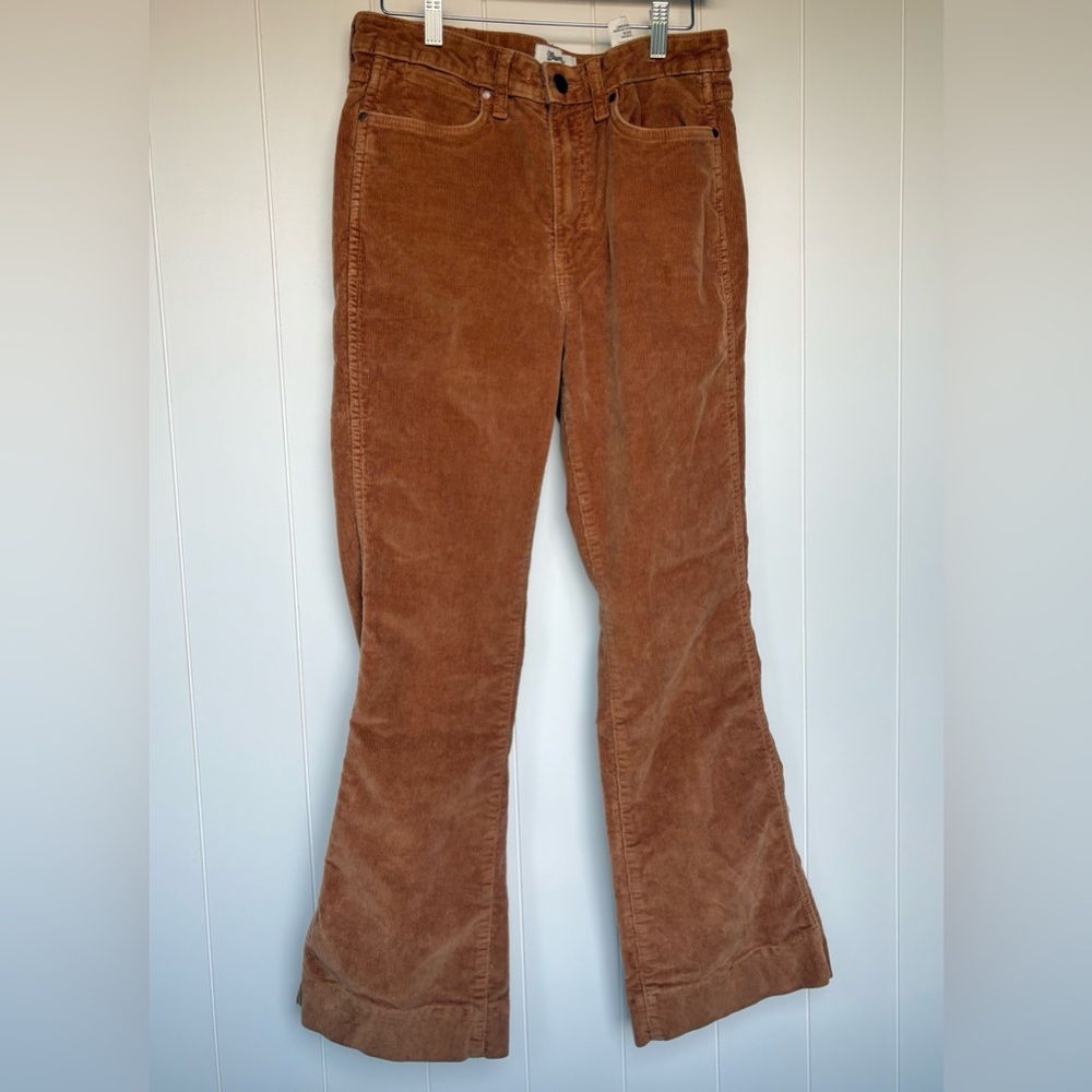 Wrangler Retro Corduroy Brown Flare Pants Women’s 29x36 - Picture 2 of 8